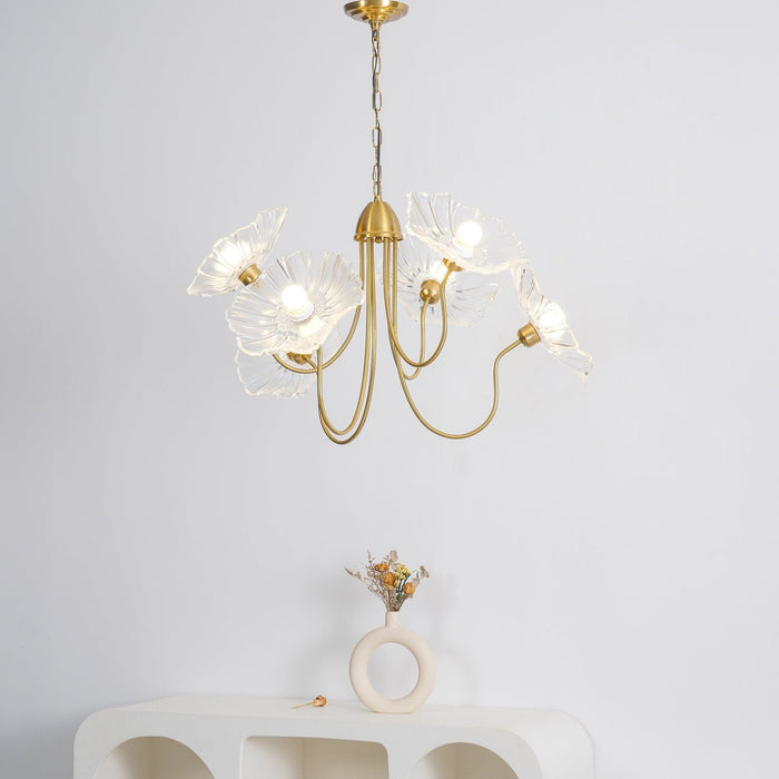 Lotus Leaf Glass Chandelier - DWHOME