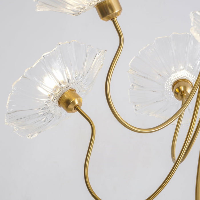 Lotus Leaf Glass Chandelier - DWHOME