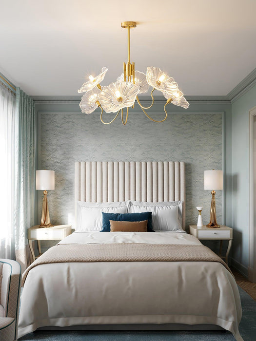 Lotus Leaf Glass Chandelier - DWHOME