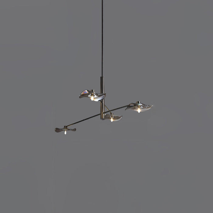 Lotus Leaves Glass Chandelier-DWHOME