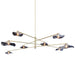 Lotus Leaves Glass Chandelier-DWHOME