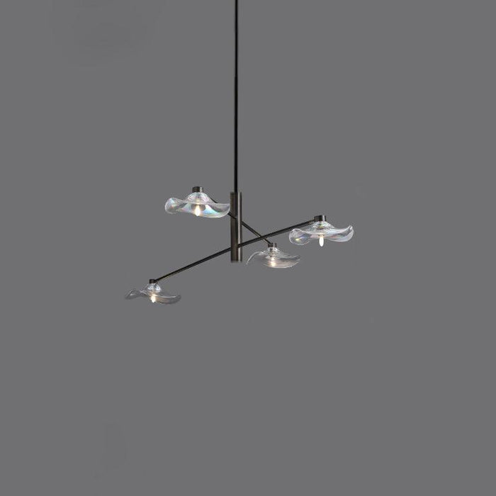 Lotus Leaves Glass Chandelier-DWHOME