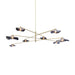 Lotus Leaves Glass Chandelier-DWHOME