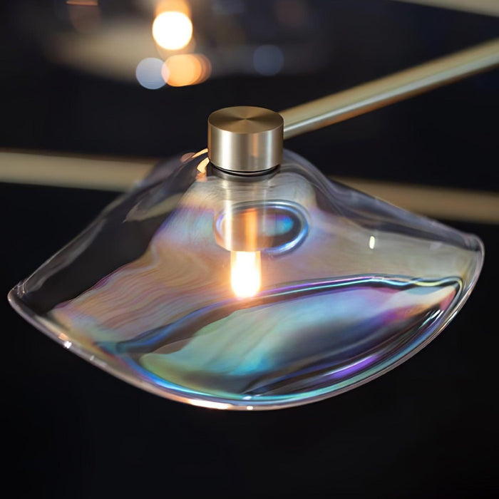 Lotus Leaves Glass Chandelier-DWHOME