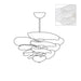 Lotus Leaf Layered Glass Chandelier-DWHOME