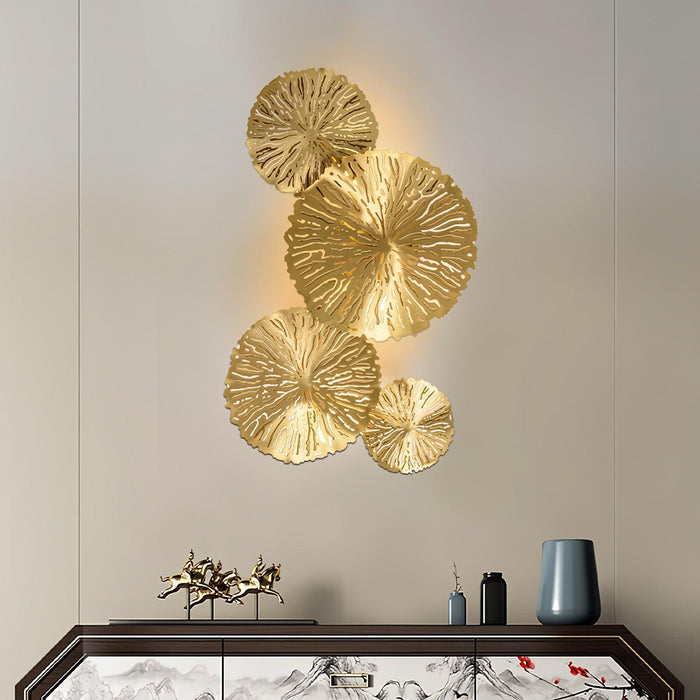 Lotus Leaf Wall Sconce-DWHOME