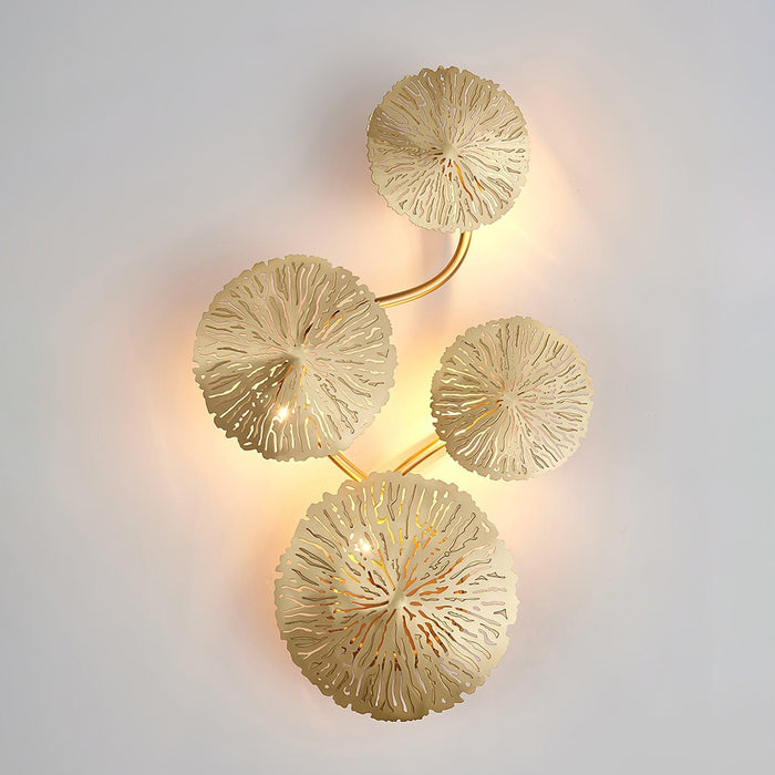 Lotus Leaf Wall Sconce-DWHOME