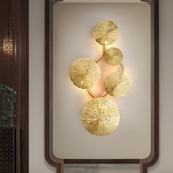 Lotus Leaf Wall Sconce-DWHOME