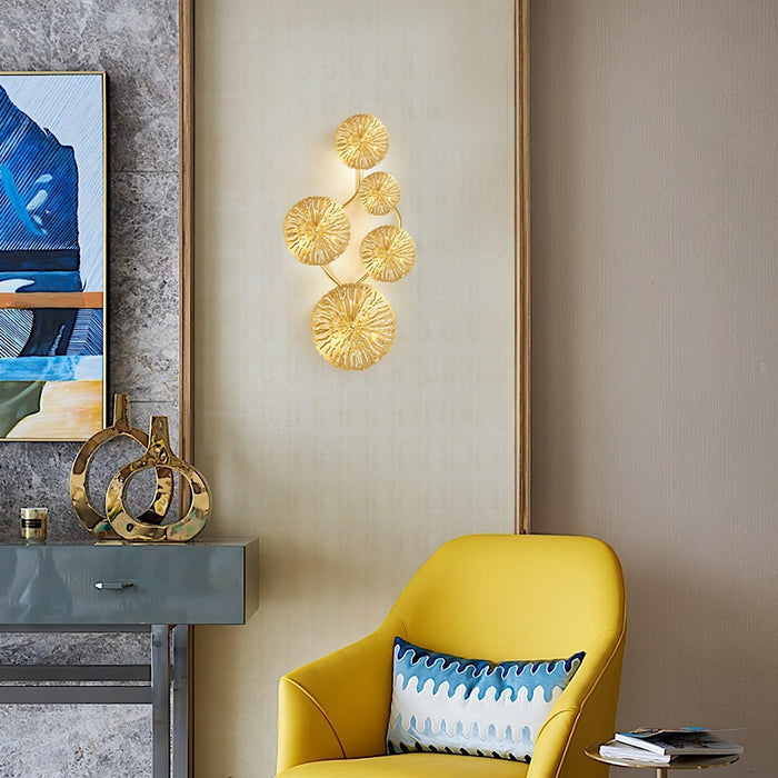 Lotus Leaf Wall Sconce-DWHOME