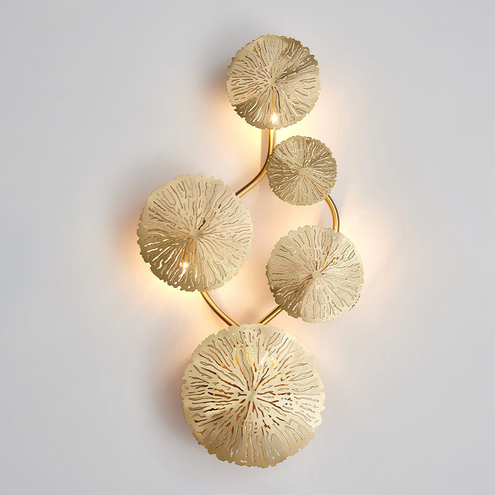 Lotus Leaf Wall Sconce-DWHOME