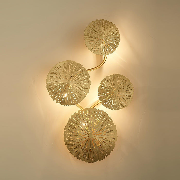 Lotus Leaf Wall Sconce-DWHOME