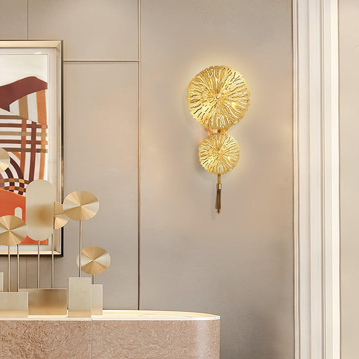 Lotus Leaf Wall Sconce-DWHOME