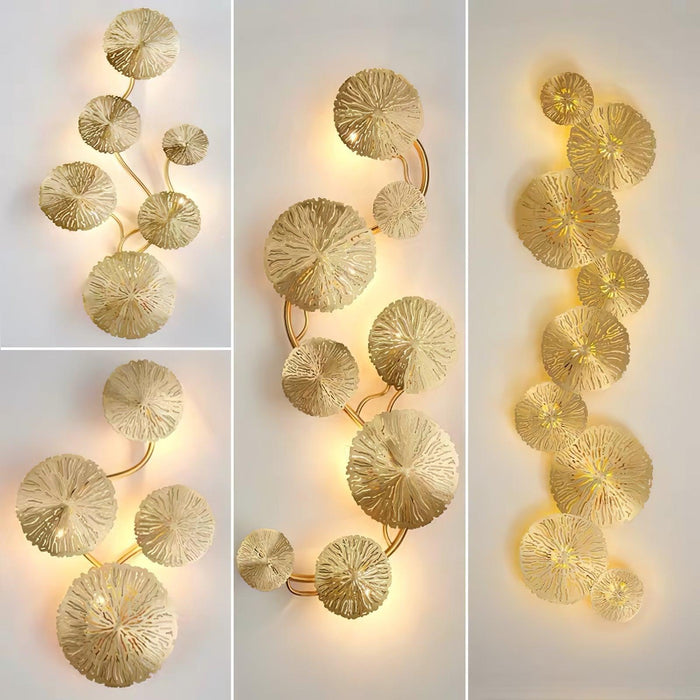 Lotus Leaf Wall Sconce-DWHOME