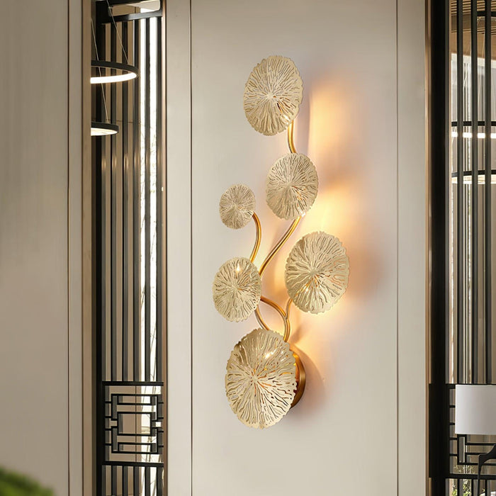 Lotus Leaf Wall Sconce-DWHOME