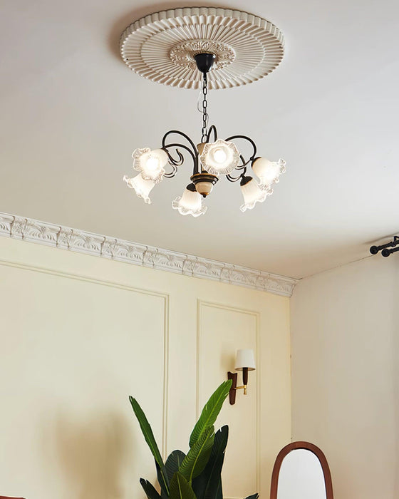 Luce Black Chandelier - DWHOME