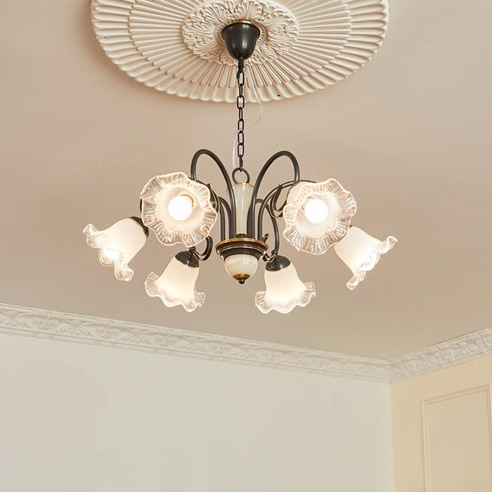 Luce Black Chandelier - DWHOME