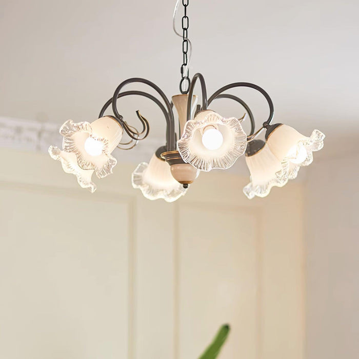 Luce Black Chandelier - DWHOME