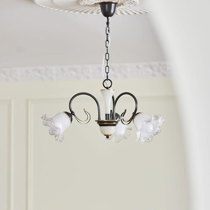 Luce Black Chandelier - DWHOME