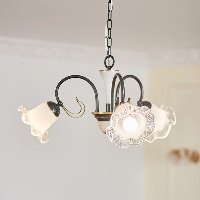 Luce Black Chandelier - DWHOME
