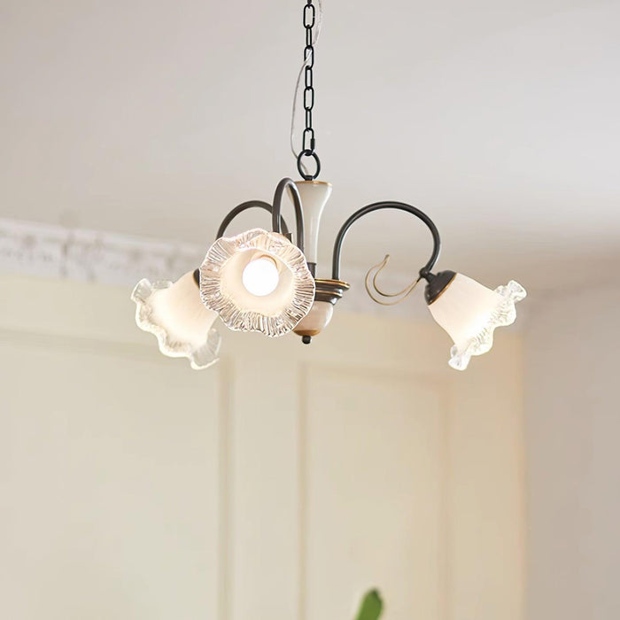 Luce Black Chandelier - DWHOME