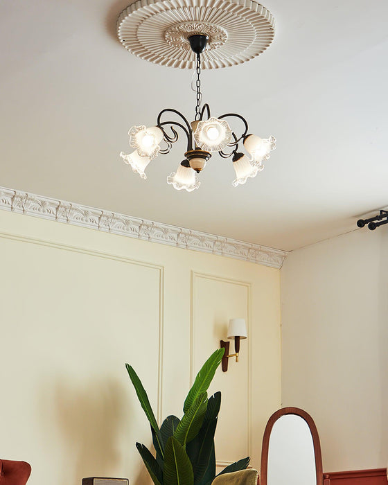 Luce Black Chandelier - DWHOME