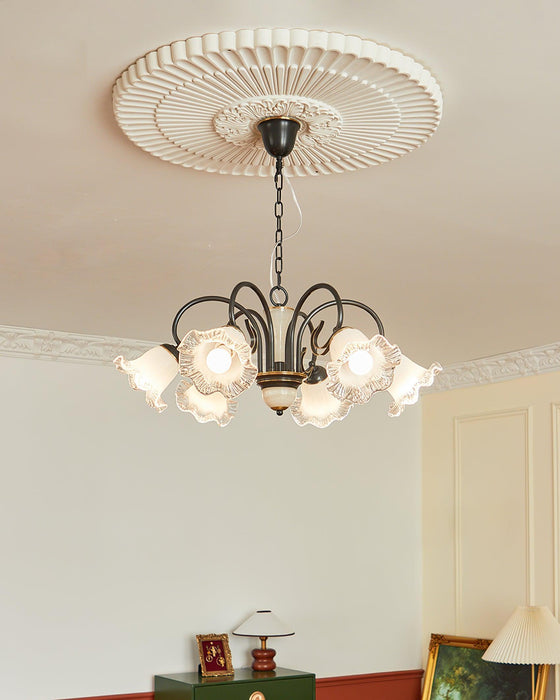 Luce Black Chandelier - DWHOME