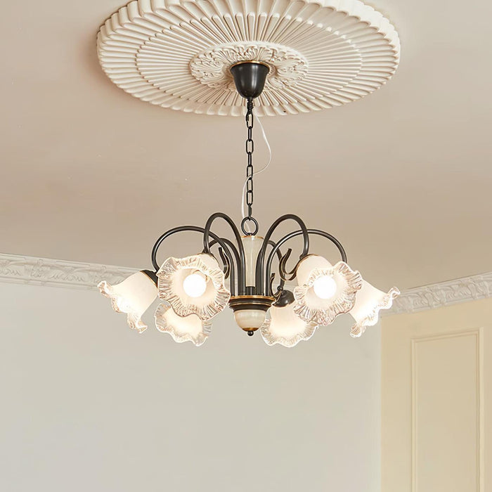 Luce Black Chandelier - DWHOME