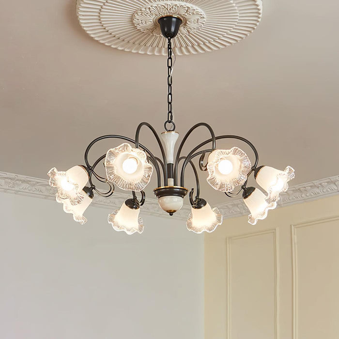 Luce Black Chandelier - DWHOME