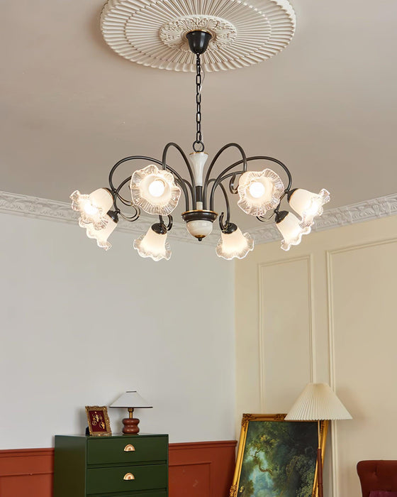 Luce Black Chandelier - DWHOME
