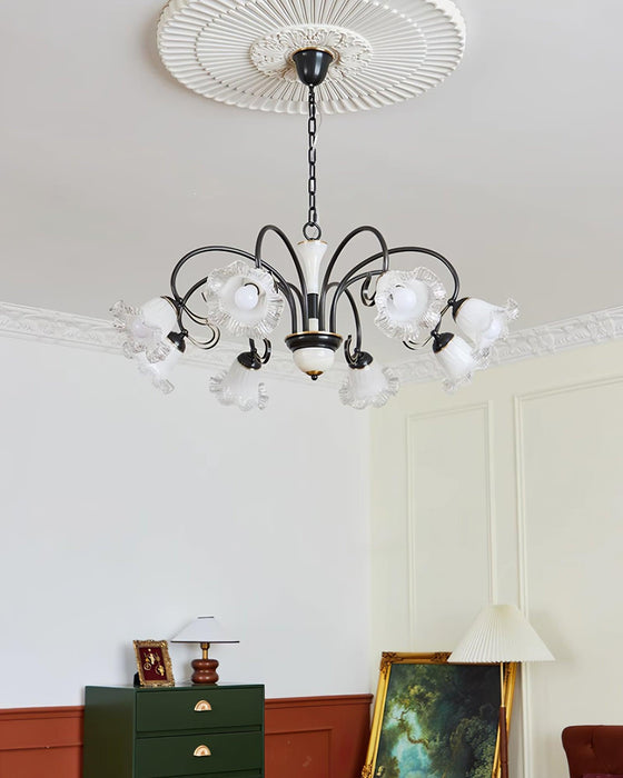 Luce Black Chandelier - DWHOME