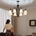 Lucian Bell Chandelier-DWHOME