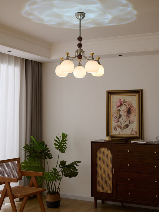 Lucienne Orb Chandelier-DWHOME