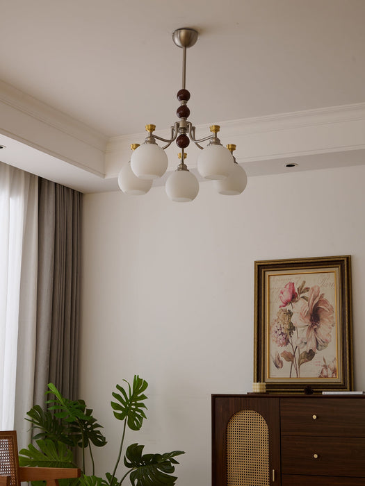 Lucienne Orb Chandelier-DWHOME