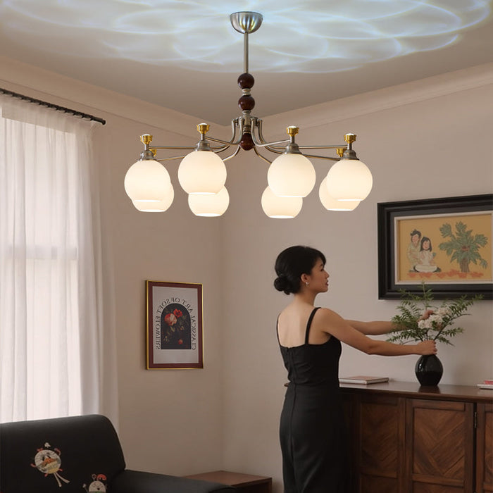Lucienne Orb Chandelier-DWHOME