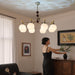 Lucienne Orb Chandelier-DWHOME