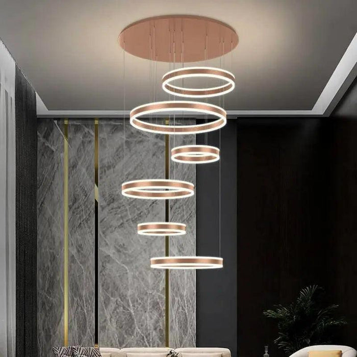 Lucy Modern Staircase Chandelier - DWHOME