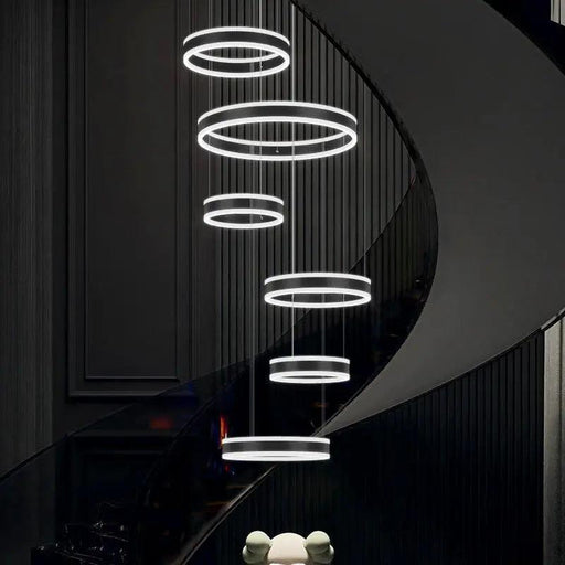 Lucy Modern Staircase Chandelier-DWHOME