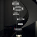 Lucy Modern Staircase Chandelier - DWHOME