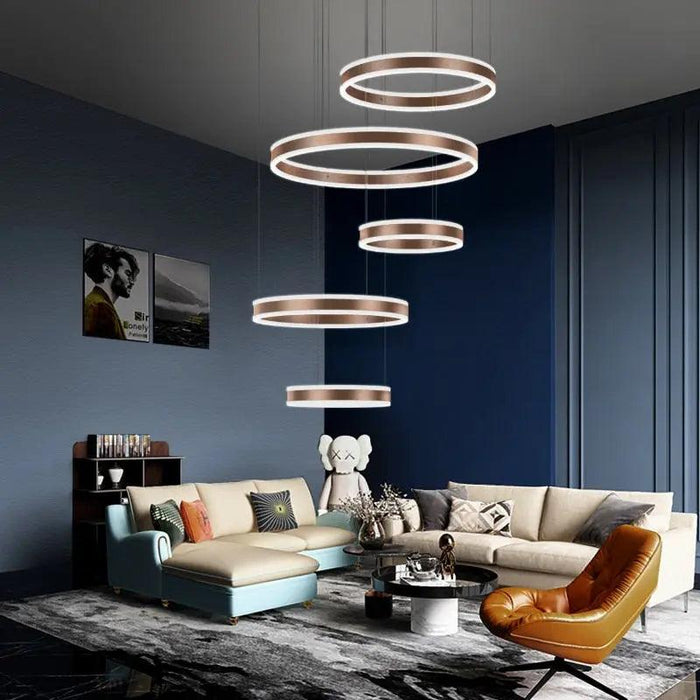 Lucy Modern Staircase Chandelier - DWHOME
