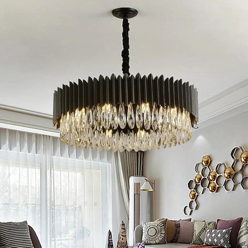 Lugano Crystal Chandelier-DWHOME