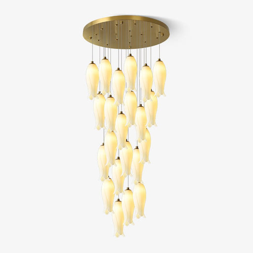 Luma Flora Stairs Chandelier-DWHOME
