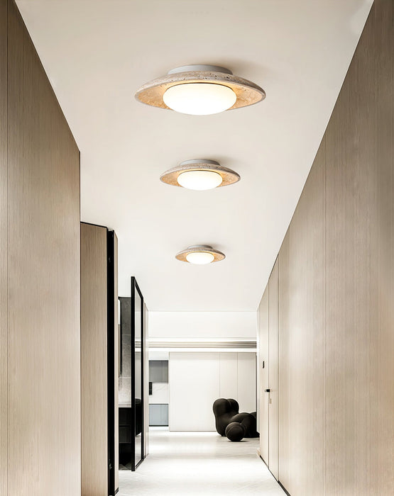 Luma Travertine Ceiling Light-DWHOME