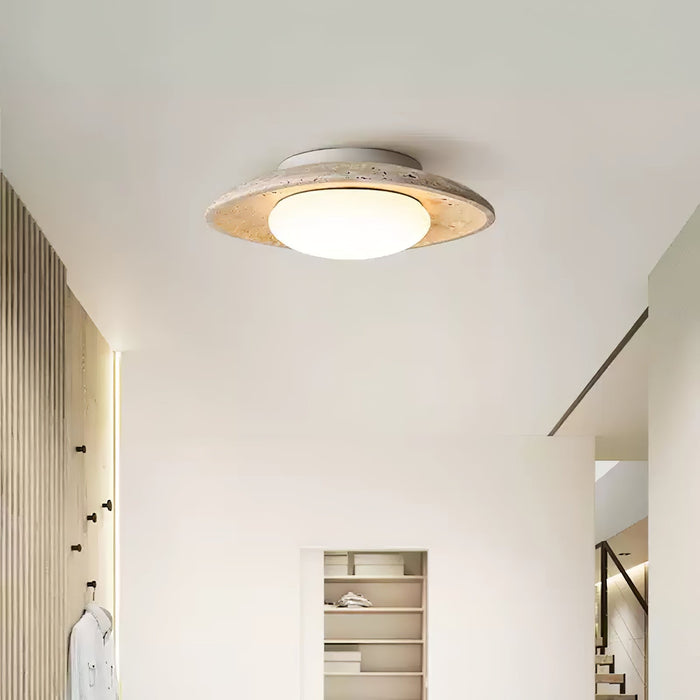 Luma Travertine Ceiling Light-DWHOME