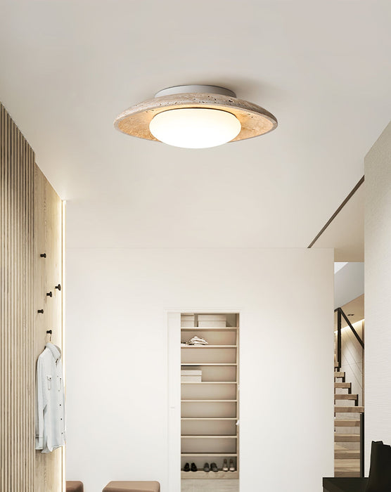 Luma Travertine Ceiling Light-DWHOME