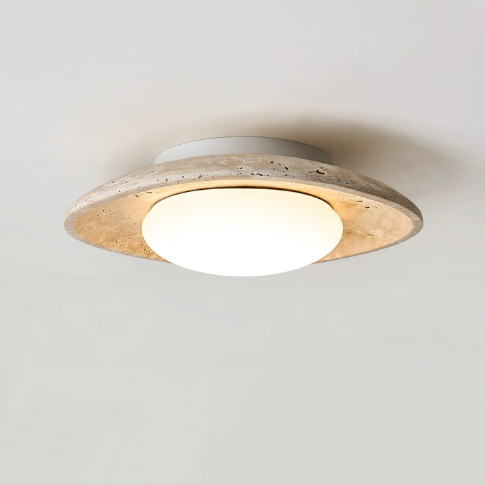 Luma Travertine Ceiling Light-DWHOME