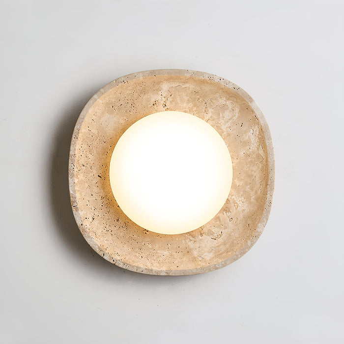 Luma Travertine Ceiling Light-DWHOME
