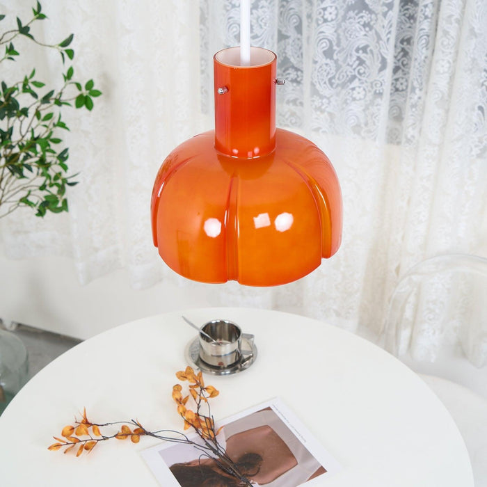 "Lumina Petal Glass Pendant Light-DWHOME"