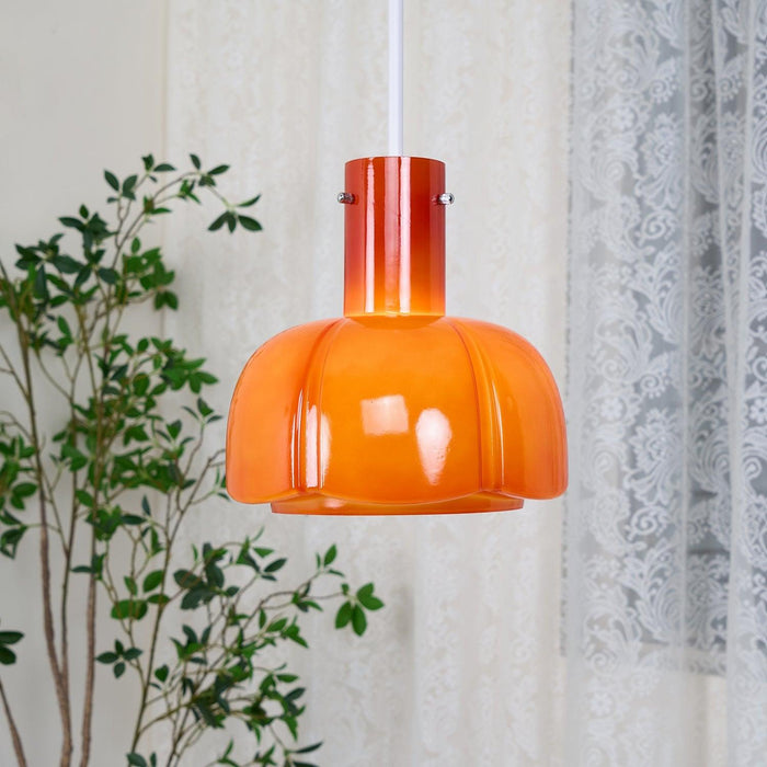 "Lumina Petal Glass Pendant Light-DWHOME"