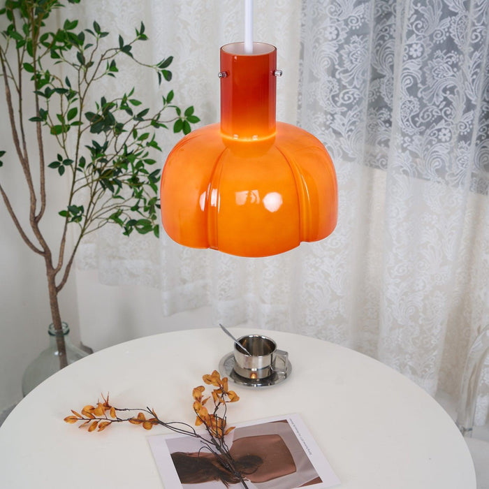 "Lumina Petal Glass Pendant Light-DWHOME"