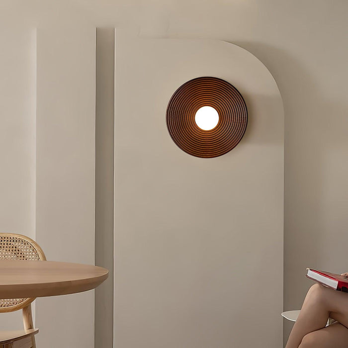 Lumina Contour Wooden Sconce-DWHOME
